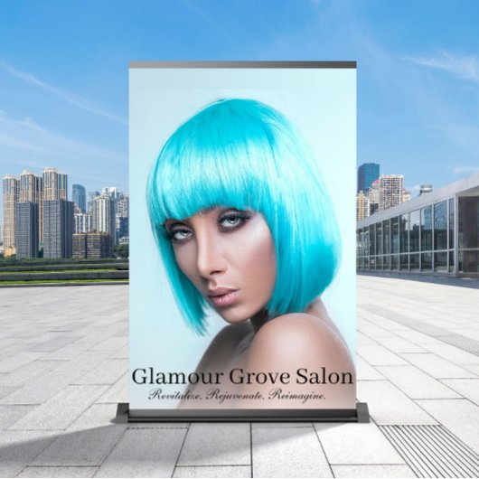 Aqua Chic Salon Poster