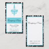 Aqua Chic-Visitekaartjes Visitekaartje (Voorkant / Achterkant)