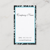 Aqua Chic-Visitekaartjes Visitekaartje (Achterkant)