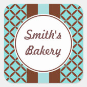 Aqua Chocolate Sticker (Voorkant)