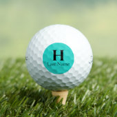 Aqua Circle Persoonlijke Golfbal (3) HAMbWG Golfballen (Insitu Shirt)