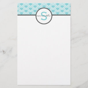 Aqua Clamshell Briefpapier