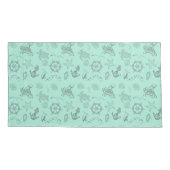 Aqua Coastal Zee Life Kussensloop (Achterkant-Links)