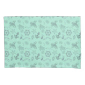 Aqua Coastal Zee Life Kussensloop (Voorkant)