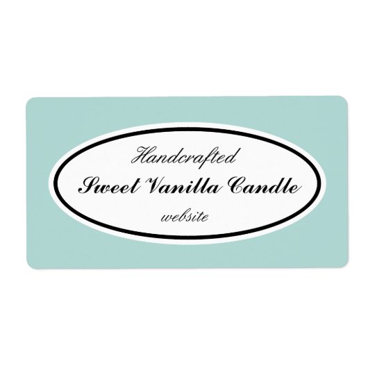 Aqua Color Zakelijke labels (Voorkant)