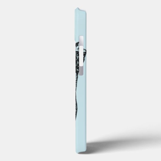 Aqua Conch Shell Case-Mate iPhone Case (Achterkant / Links)