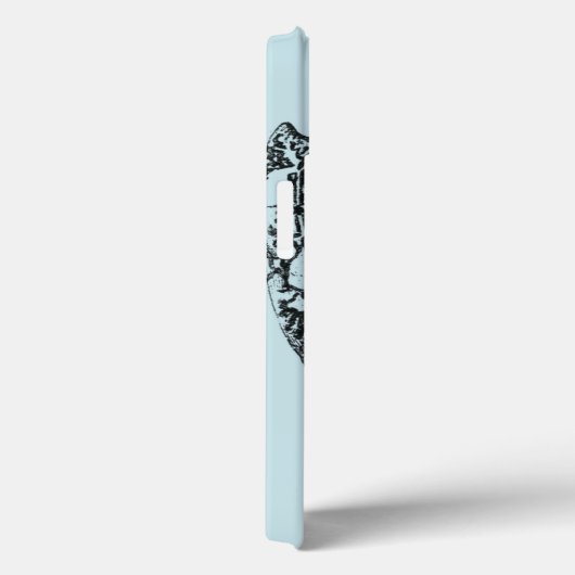 Aqua Conch Shell Case-Mate iPhone Case (Achterkant / Rechts)