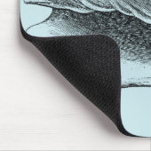 Aqua Conch Shell Muismat (Hoek)