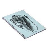 Aqua Conch Shell Notitieboek (Rechterzijde)
