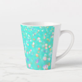 Aqua Confetti Latte Mok