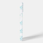 Aqua Coquette Watercolor Boogjes Case-Mate iPhone Case (Achterkant / Rechts)