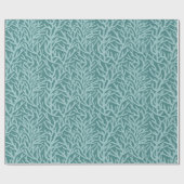 Aqua Coral Blauwgroen Oceaan Kust Cadeaupapier (Vlak)