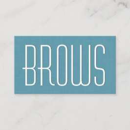 Aqua COSMETOLOGIST - BROWS Simple Style V63D Visitekaartje