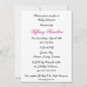 aqua cowboy laarzen western baby shower kaart (Achterkant)