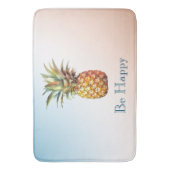 Aqua Cream Happy tropische ananas Badmat (Voorkant Verticaal)