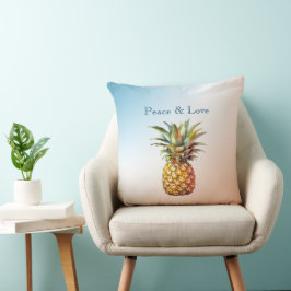 Aqua Cream Happy tropische ananas Kussen