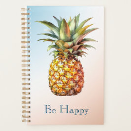 Aqua Cream Happy tropische ananas Planner
