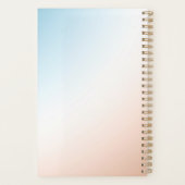 Aqua Cream Happy tropische ananas Planner (Achterkant)