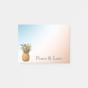 Aqua Cream Happy tropische ananas Post-it® Notes