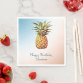 Aqua Cream Happy tropische ananas Servet (Insitu)