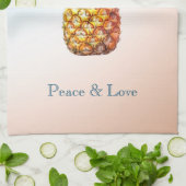 Aqua Cream Happy tropische ananas Theedoek (Gevouwen)