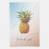Aqua Cream Happy tropische ananas Theedoek (Verticaal)