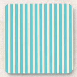 Aqua Cream Stripes Onderzetter