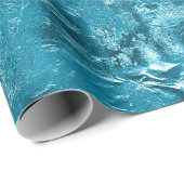  Aqua Crinkle Cadeaupapier (Rol Hoek)