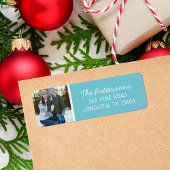 Aqua Custom Foto Vakantie Retouradres Etiket