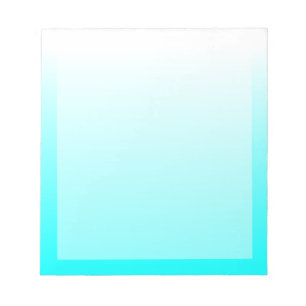  Aqua Cyan Ombre Notitieblok