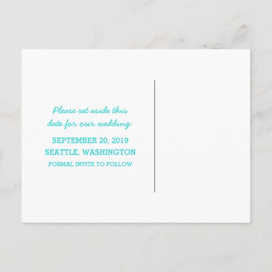 Aqua D20-apparaat Het Briefkaart Datum opslaan (Achterkant)