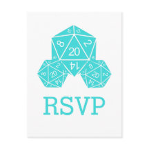 Aqua D20-Briefkaart voor desktoprespons