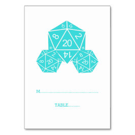 Aqua D20-desktopkaart Kaart