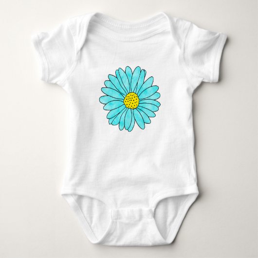 Aqua Daisy Romper (Voorkant)