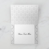 aqua damask Dankuwel Kaarten (Binnen)