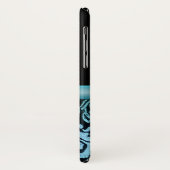  Aqua Damask met Heart Personalized Hoesje (Achterkant/links)