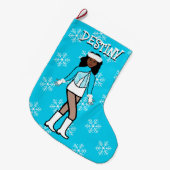 Aqua Dancer Kerstkous Grote Kerstsok (Voorkant (Hangend))