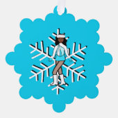 Aqua Dancer Ornament Kaart (Voorkant)
