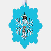 Aqua Dancer Ornament Kaart (Links)