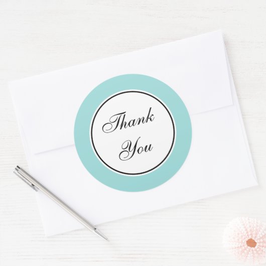 Aqua Dank u Stickers (Envelop)