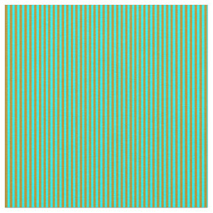 Aqua & Dark Goldenrod Striped Pattern Stof