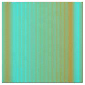 Aqua & Dark Goldenrod Striped Pattern Stof (Swatch)