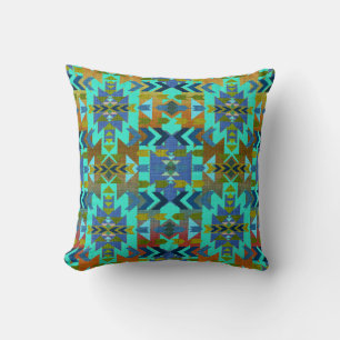 Aqua Daze Southwestern Style Kussen