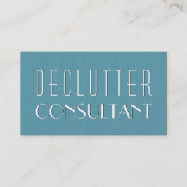 Aqua DECLUTTER CONSULTANT Simple Style V08 Visitekaartje