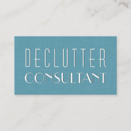 Aqua DECLUTTER CONSULTANT Simple Style V08 Visitekaartje