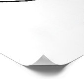 Aqua deco'-inktkunst poster (Hoek)