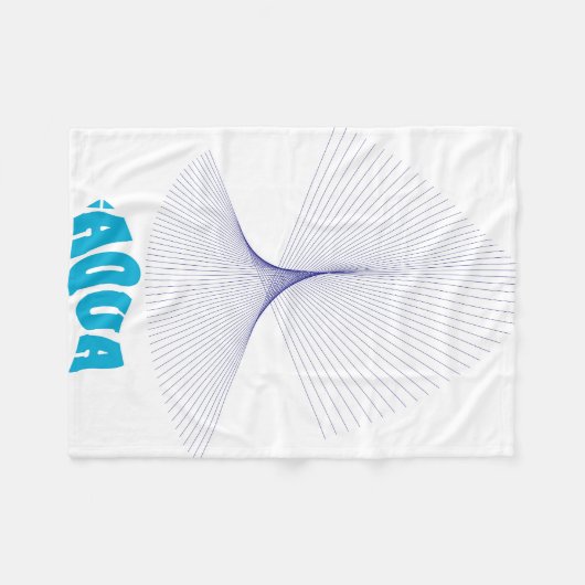 Aqua deken (Voorkant (Horizontaal))