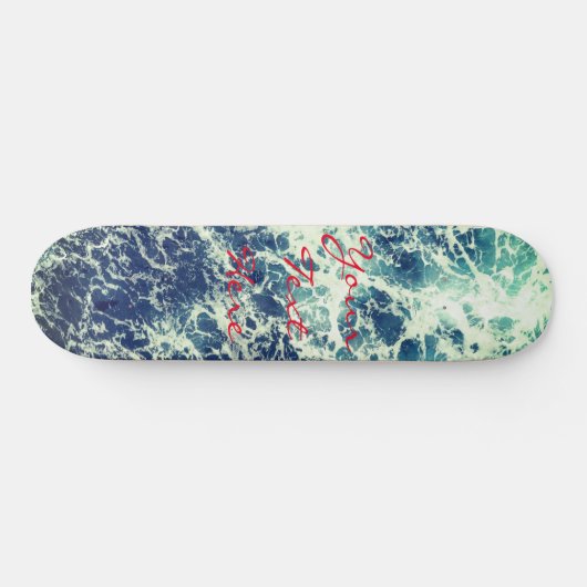 Aqua Design Personalised Custom Skateboard Deck (Horizontaal)
