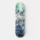Aqua Design Personalised Custom Skateboard Deck (Voorkant)