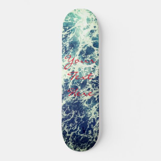 Aqua Design Personalised Custom Skateboard Deck (Voorkant)